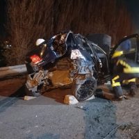 Un joven salió vivo de milagro tras un increíble choque y vuelco en el expeaje