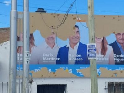 El Frente de Todos Neuquino denunció que les vandalizaron carteles de campaña