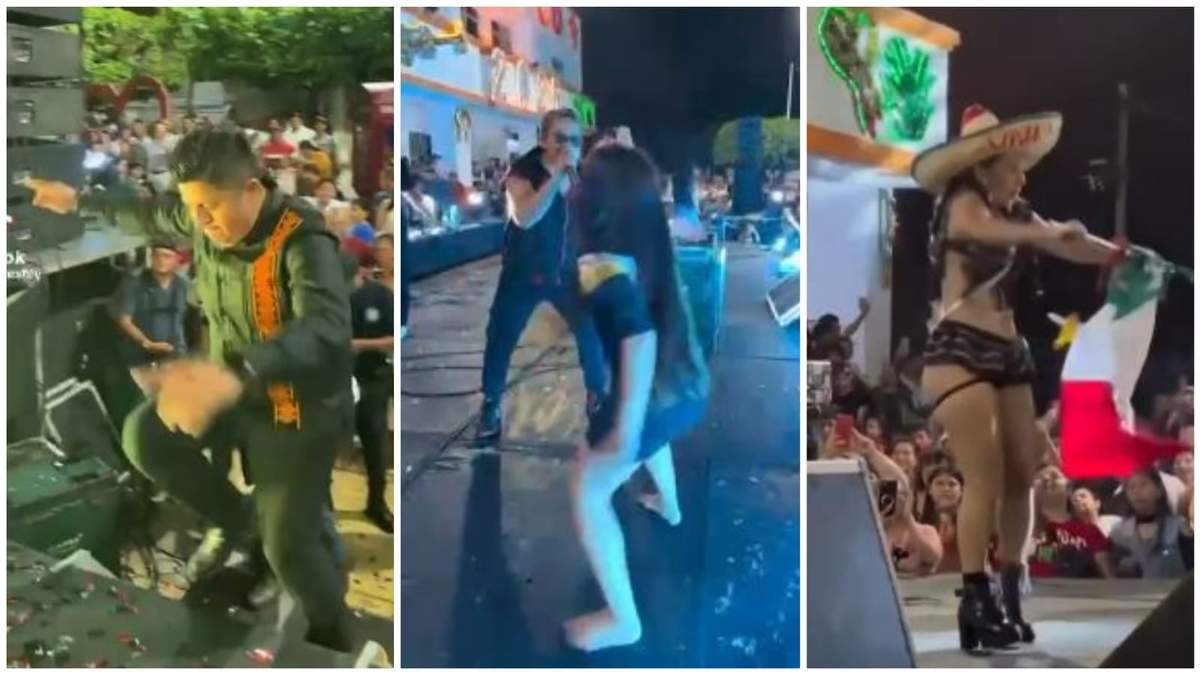 Alcalde de Reforma, Chiapas, conmemora la Independencia de México con bailarinas gogo