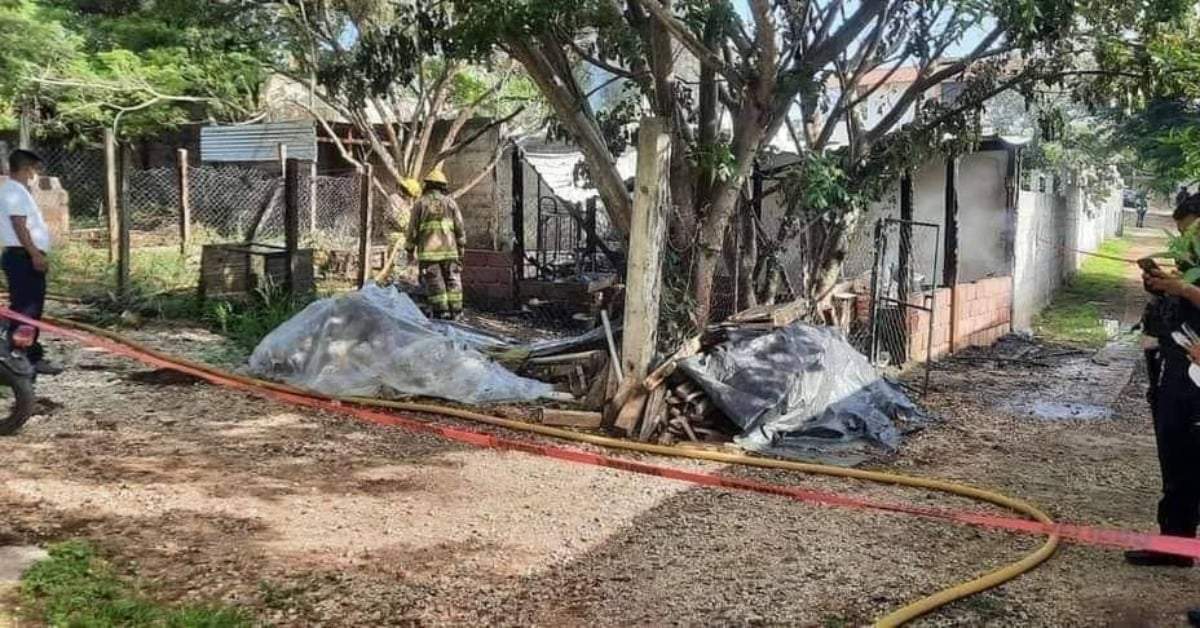 El sitio del incendio