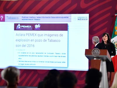 Opositores a AMLO filtran información “con guacamayas o ratas”: Vilchis desmiente explosión en pozo