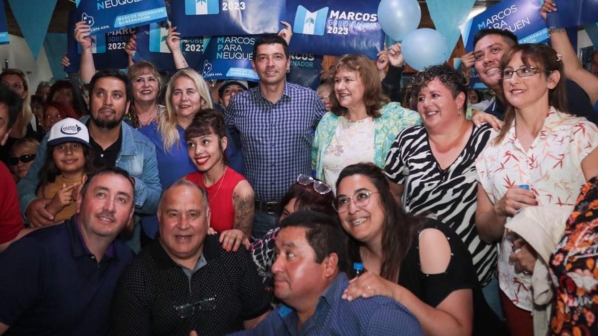 Marcos Koopmann participó de un acto en Senillosa. Fuente: (Prensa Legislatura).