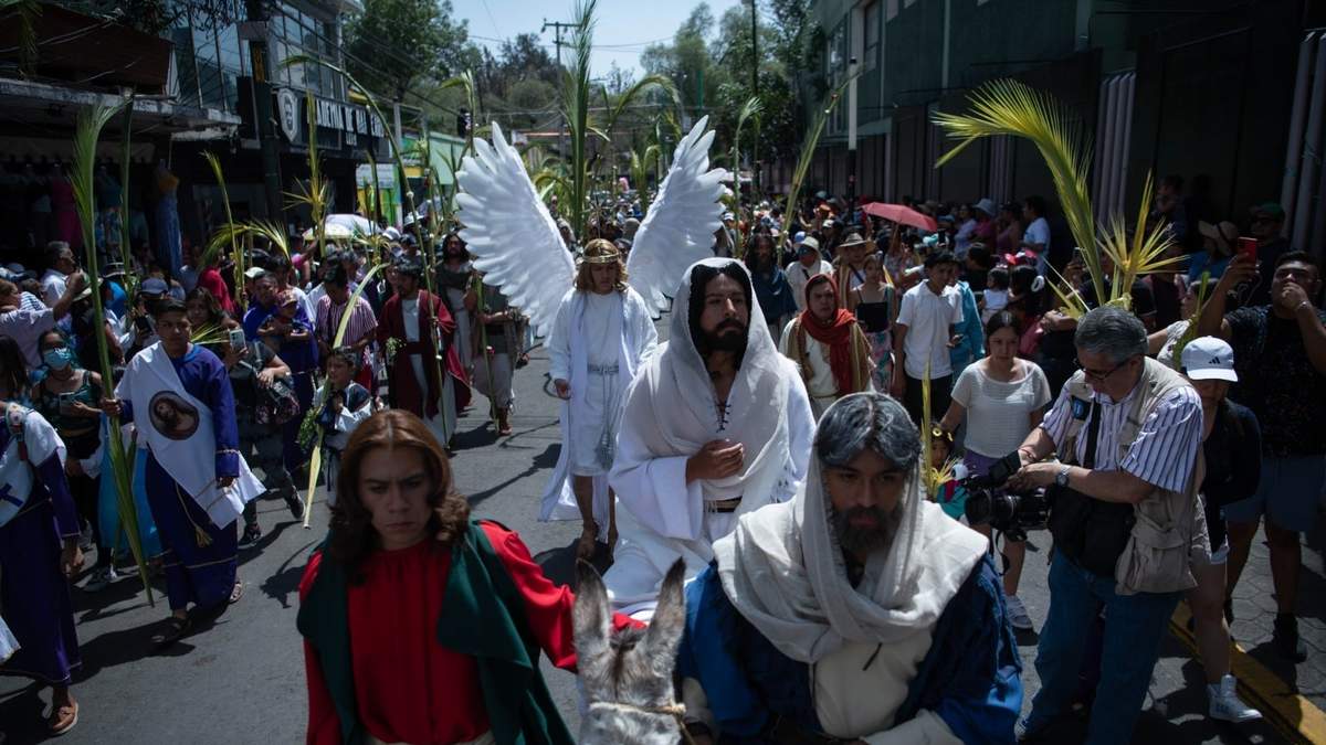 Domingo de Ramos en Iztapalapa