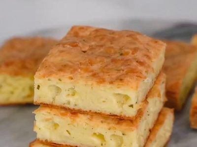 Brownies de queso: saladitos y deliciosos para disfrutar a la tarde