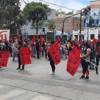 Unidad Piquetera volvió a las calles para rechazar un nuevo recorte de los programas sociales