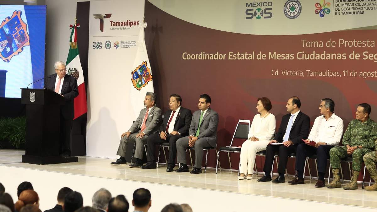Tamaulipas, ejemplo de éxito; abajo de la media nacional en todos los delitos: coordinador de Mesas Ciudadanas de Seguridad y Justicia