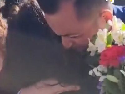 Emotivo reencuentro con su madre chilena 42 años después de que fue robado