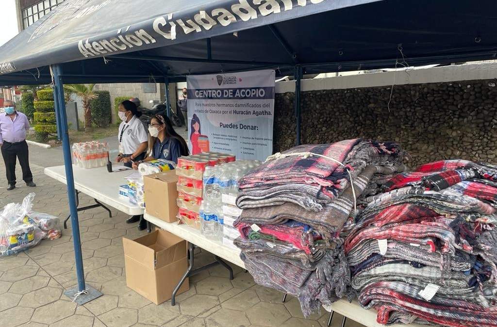 Acopio de víveres en las alcaldías