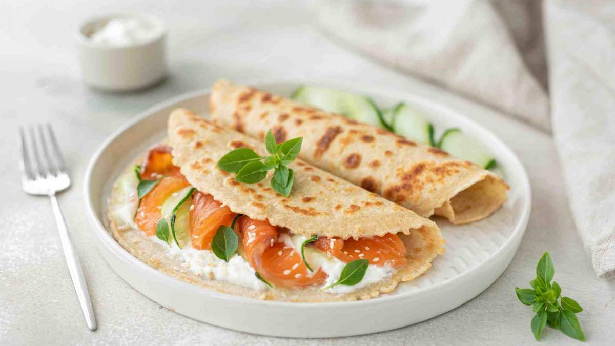 Cómo hacer unos ricos crepes salados. Fuente: (X)