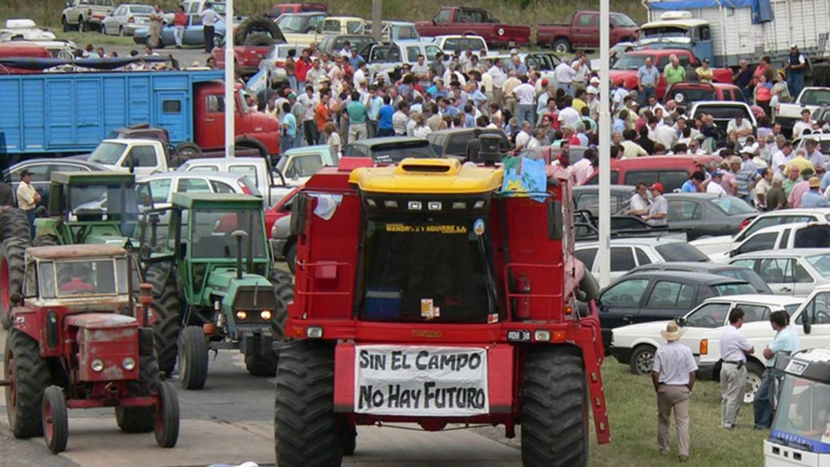 "Sin el campo no hay futuro". Fuente: (Instagram)