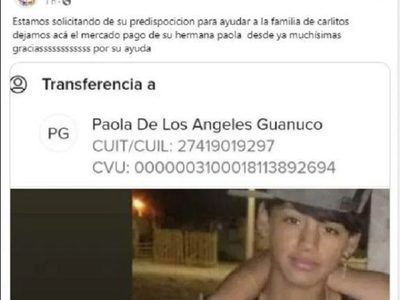 La familia del menor apuñalado en Neuquén necesita casi un millón de pesos para el sepelio y organizó una colecta