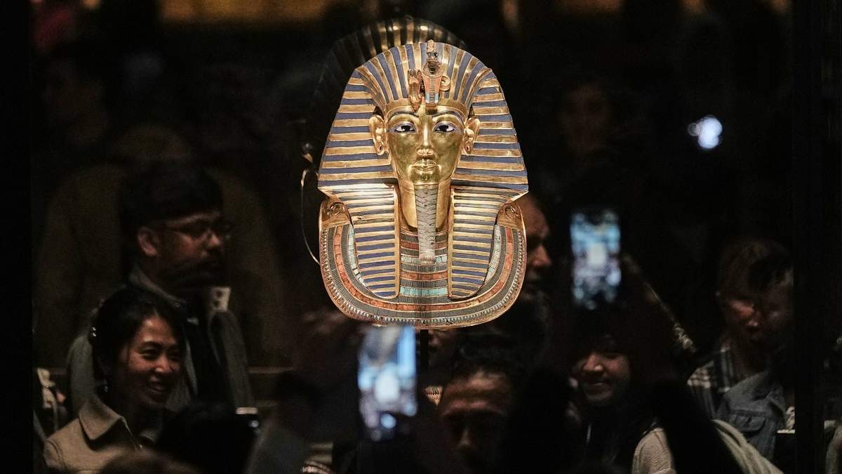 Una de las salas del Gran Museo Egipcio