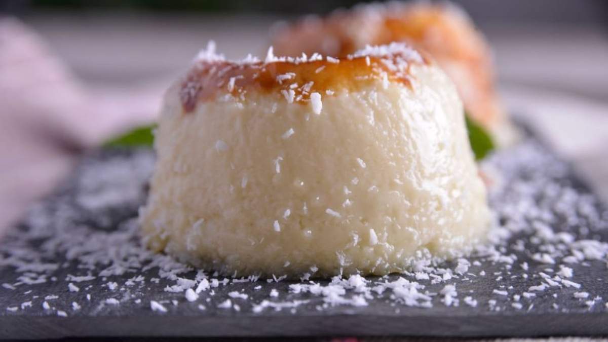 Postre de coco. Fuente: (Instagram).