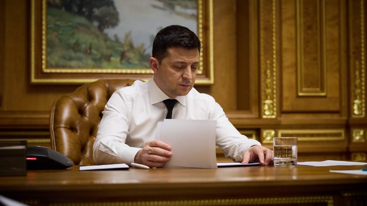 El presidente de Ucrania