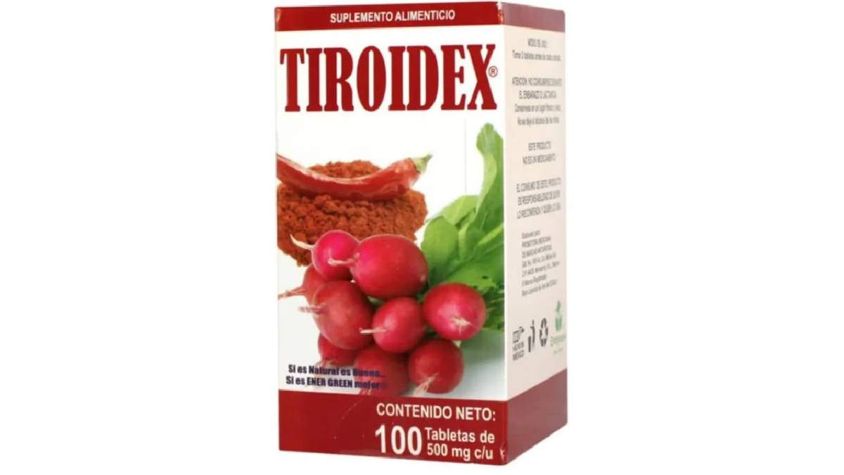 Cofepris emitió una alerta sanitaria por el producto Tiroidex