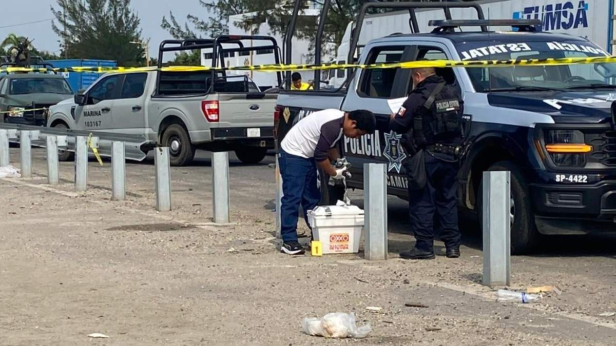 Una hielera con restos humanos en Coatzacoalcos, Veracruz