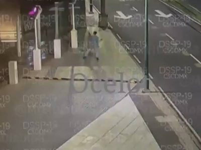 Sujeto que vandalizó sede del INAI fue captado por cámaras de seguridad