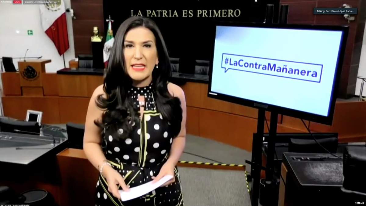 La senadora panista en "La ContraMañanera"