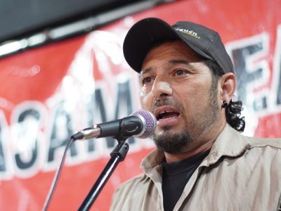 El diputado Andrés Blanco llamó a “unir las luchas que la burocracia sindical divide”