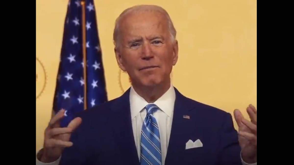 El presidente electo de EU, Joe Biden