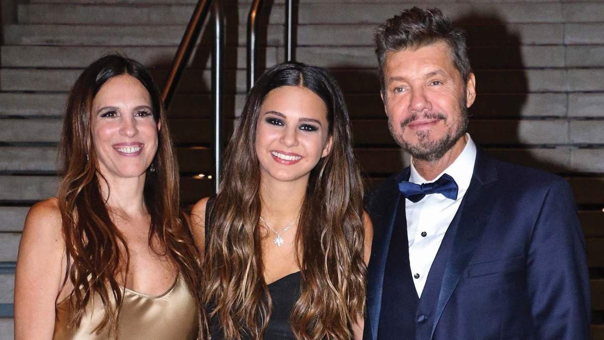 Paula Robles, Juanita Tinelli y Marcelo Tinelli. Fuente: (Instagram)