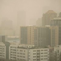 Impresionante contaminación reduce calidad del aire en Beijing
