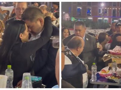 Graban a Sandra Cuevas en una fiesta con alcohol en Garibaldi, pese a que está prohibido (Video)