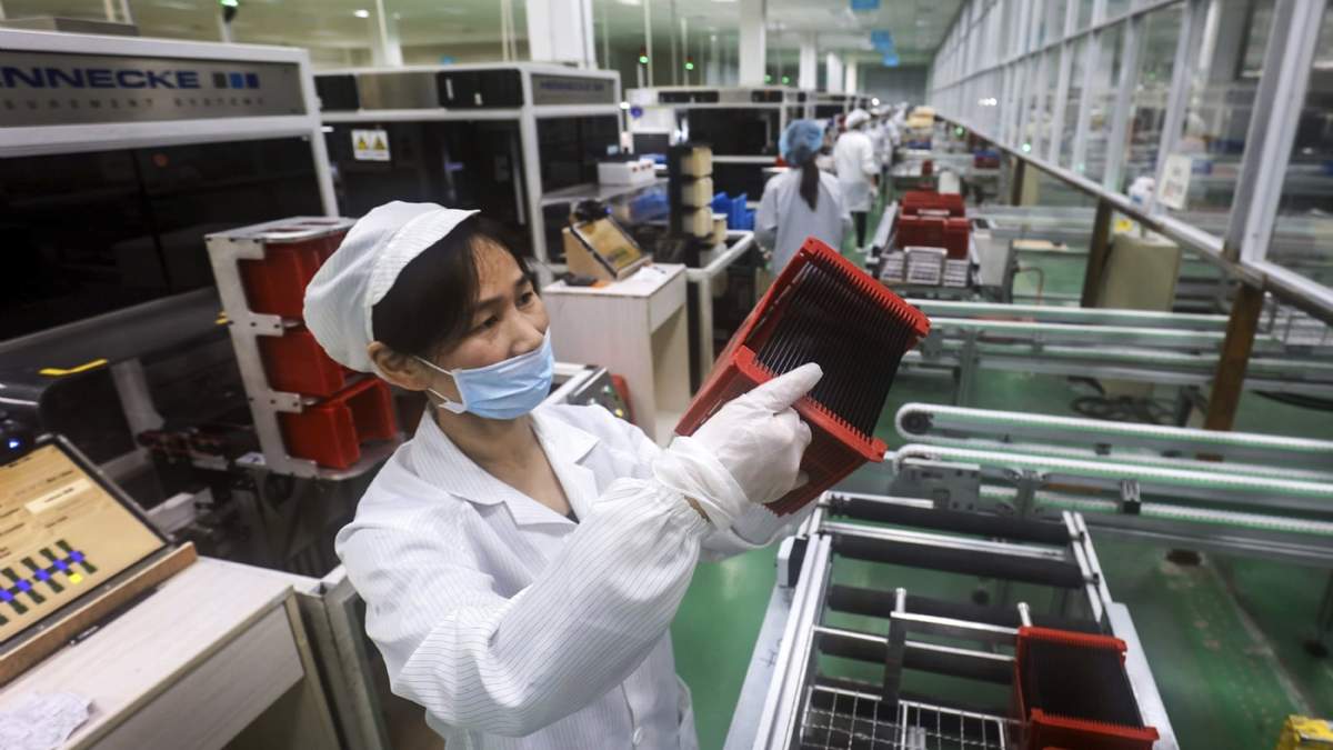 Fábrica en Jiujiang, en la provincia Jiangxi, China
