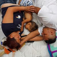 Imágenes de la caravana migrante en Jalisco