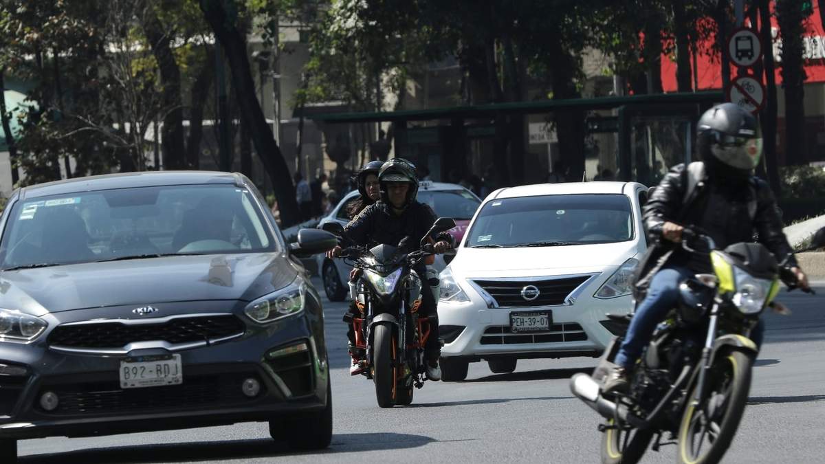 Motociclistas en la CDMX