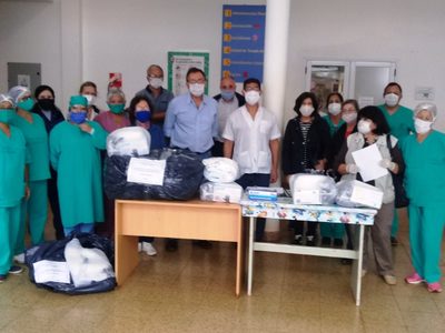 El Ministerio de Agricultura entrega insumos a personal sanitario