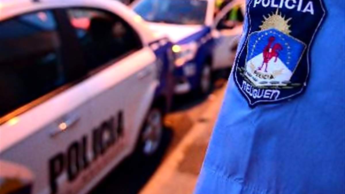 Policía de Neuquén. Fuente: (Twitter)