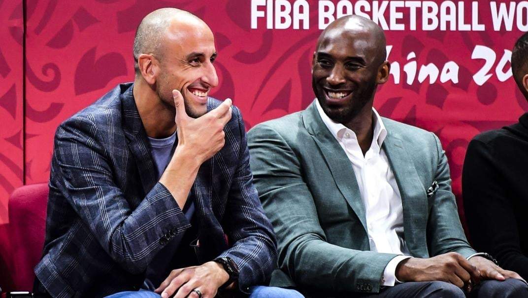 Manu y Kobe. Fuente: (Twitter)