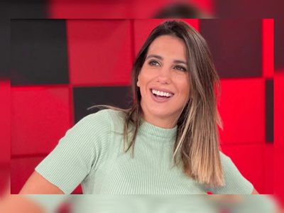 Cinthia Fernández mostró cómo es trabajar con el Pollo Álvarez en El Trece