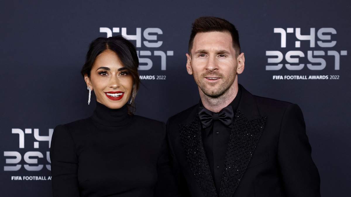 Lionel Messi y Antonela Roccuzzo. Fuente: (X)