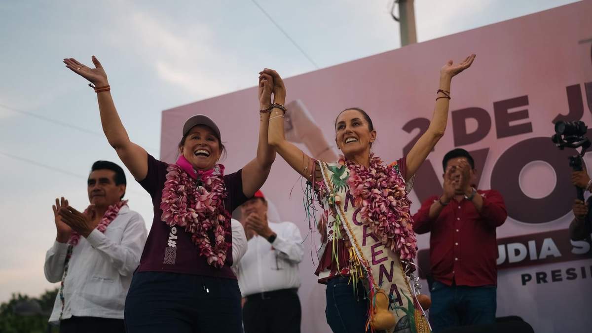 Sheinbaum y Nahle este viernes en Cosoleacaque