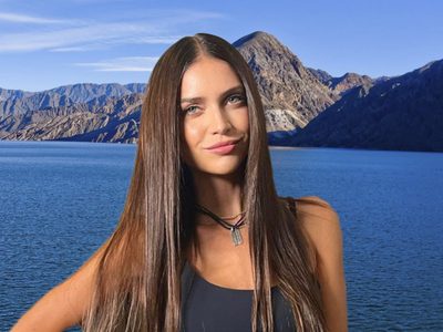 Zaira Nara recorrió el Dique de Ullum, en una fabulosa producción de moda