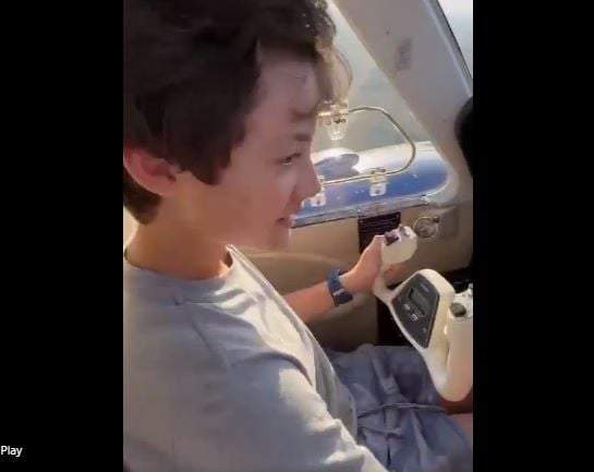 El menor poco antes de la tragedia