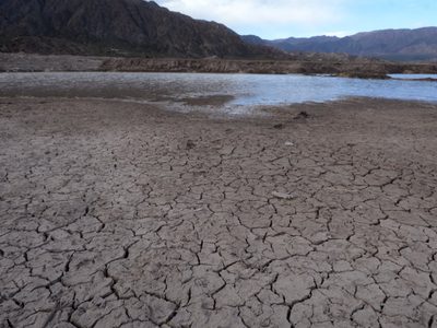 El río Mendoza tiene un nivel hidrológico de sequía severo