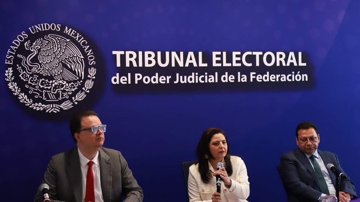 Conferencia de prensa de los magistrados del TEPJF