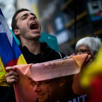 Imágenes de los disturbios en Barcelona