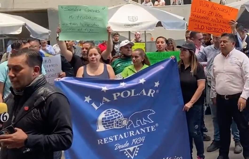 Protesta de trabajadores