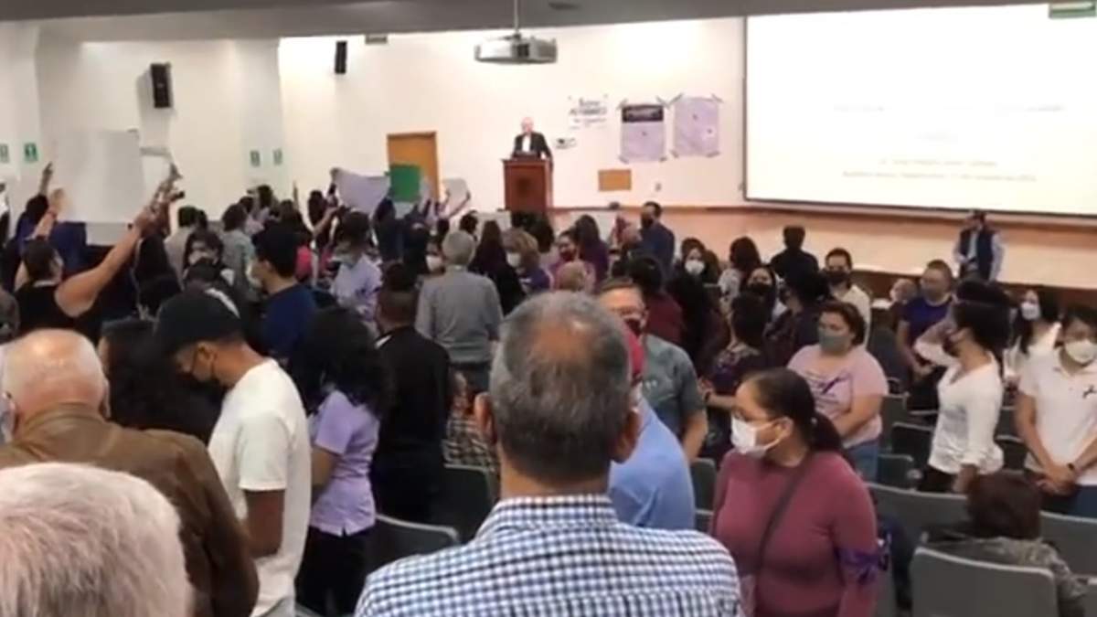 La protesta contra Jean-Phillipe Vielle Calzada