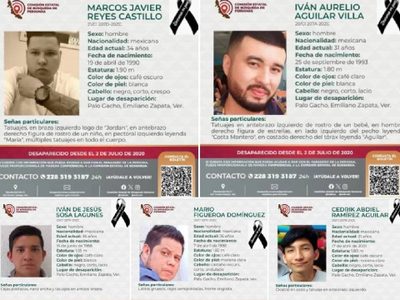 Hallan sin vida a cinco jóvenes privados de la libertad en bar de Veracruz, en 2020