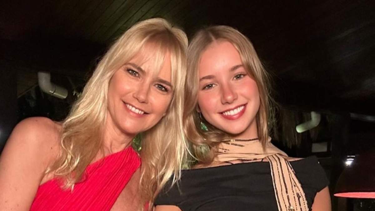 Valeria Mazza y su hija
