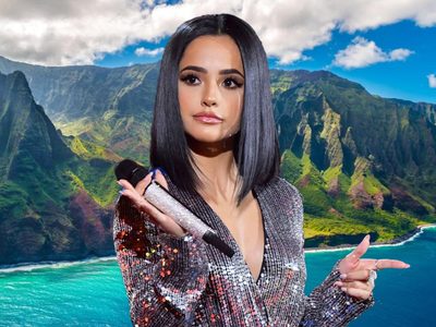 En una escapada romántica, Becky G recorrió con su pareja los más bellos lugares de Hawái
