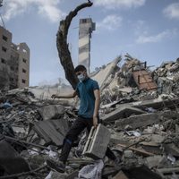 Palestinos inician una huelga general para pedir el fin de los bombardeos en Gaza