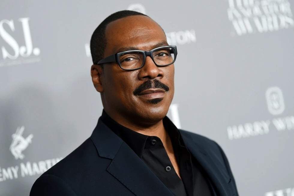 El actor y comediante Eddie Murphy, homenajeado en la ceremonia de los Premios a la Innovación 2019 de la revista WSJ, celebrada en Nueva York el 6 de noviembre de 2019.