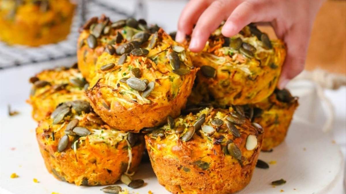 Muffins de brócoli y chorizo. Fuente: (X)