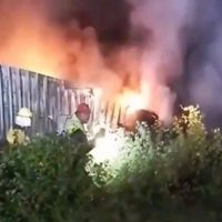 Chocan tráiler y auto en la vía México-Tuxpan; al menos siete muertos